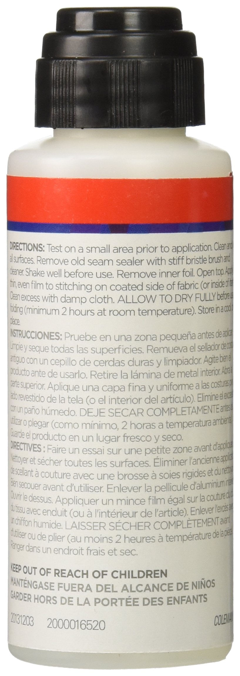 Selador De Costura Impermeável Coleman Fast-drying 60ml Para Tendas