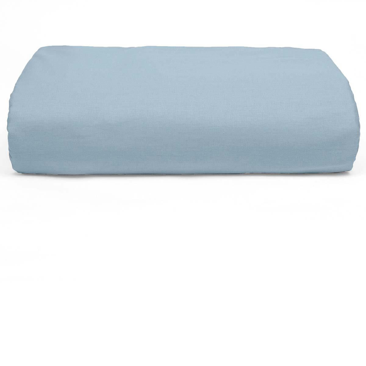 Lençol Avulso Com Elástico Casal 230 Fios Essencial - Buettner Azul