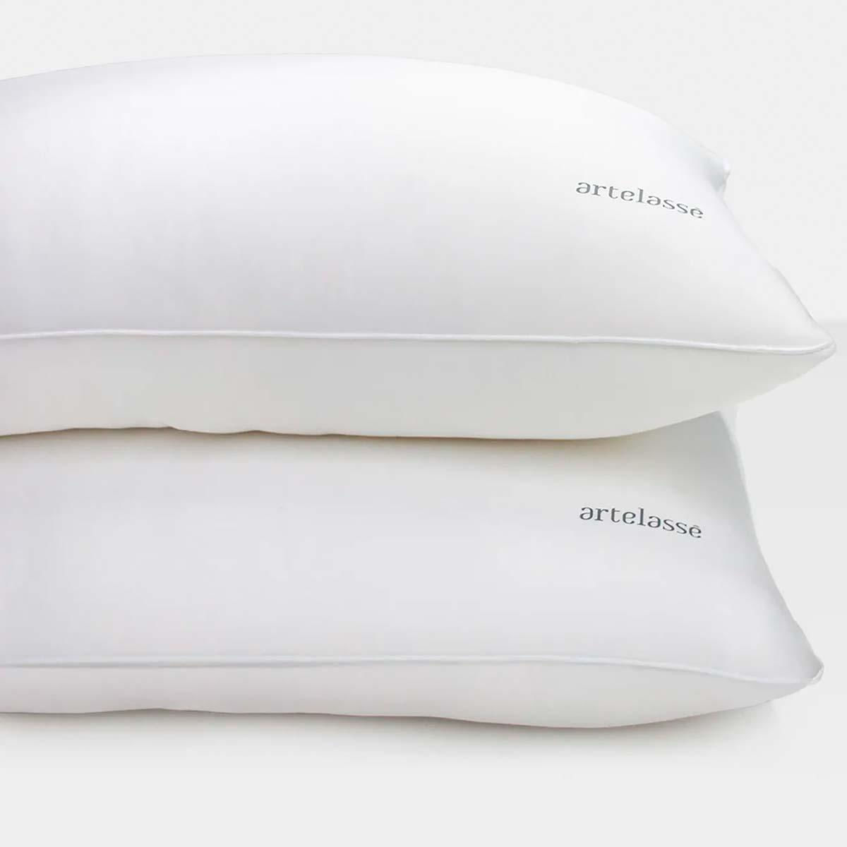 Travesseiro 50x70cm Bamboo Baixo - Artelassê Branco