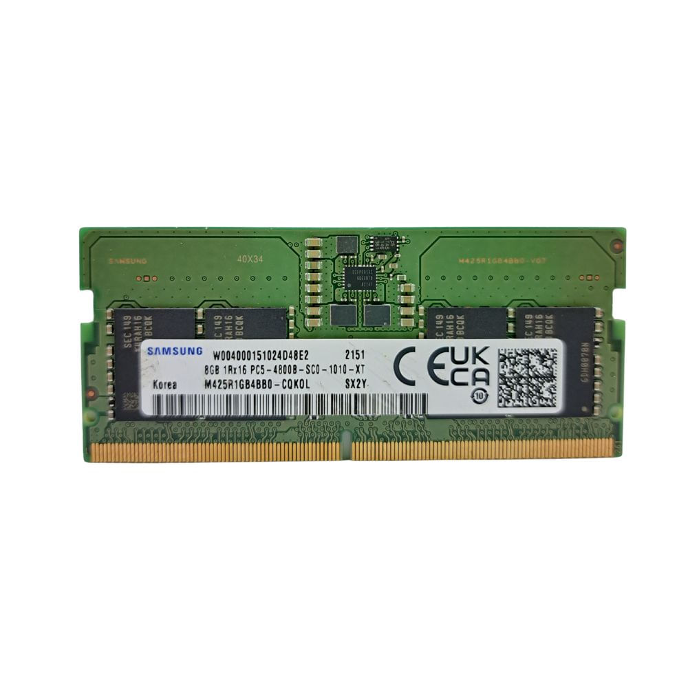 Memoria Para Notebook 8GB DDR5 4800MHz Samsung SO-DIMM M425R1GB4BB0-CQK OEM