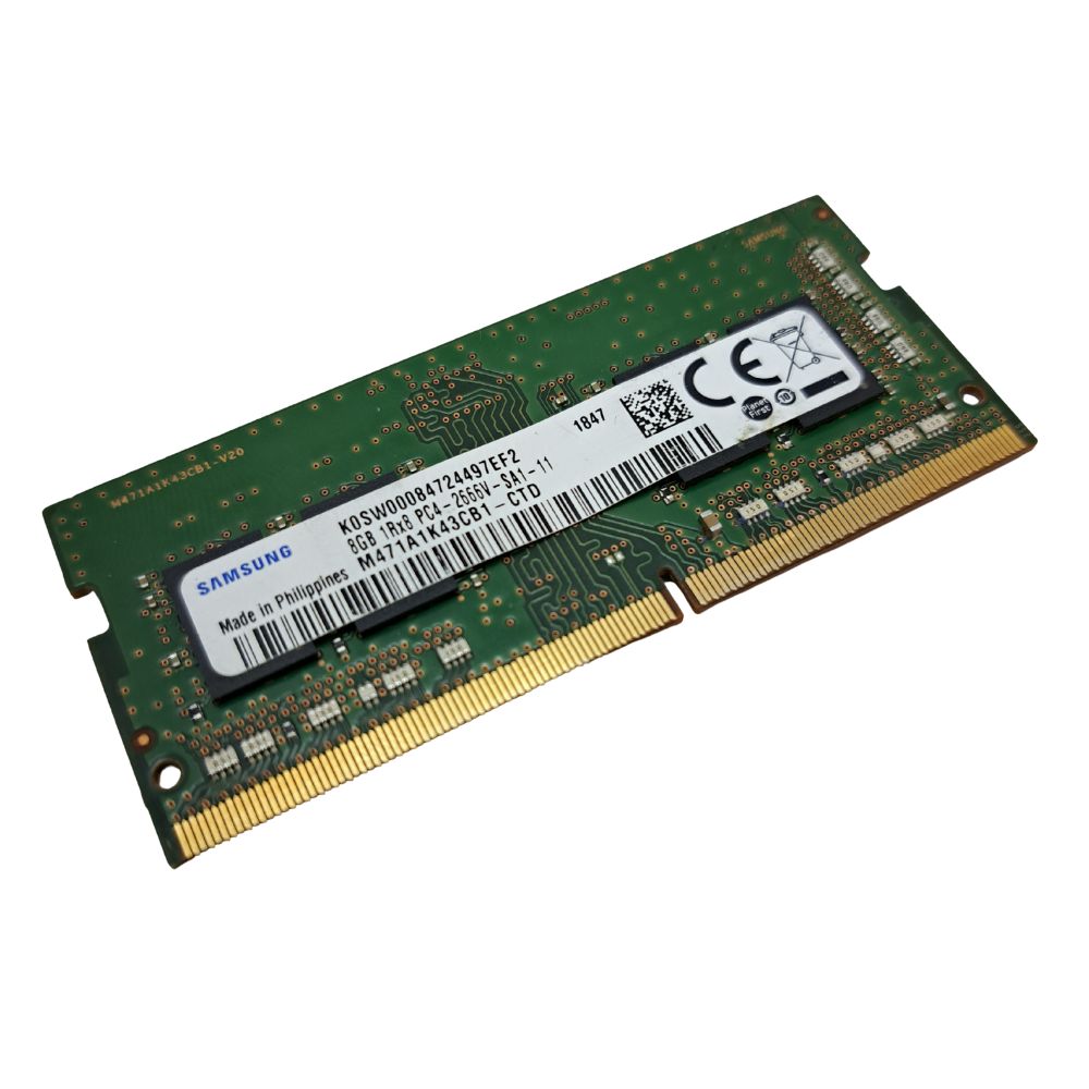 メモリー Samsung 8GB 1Rx8 DDR4 PC4-2666V-SA1-11 Memoria Para Notebook Samsung 8gb Ddr4 2666mhz So-dimm