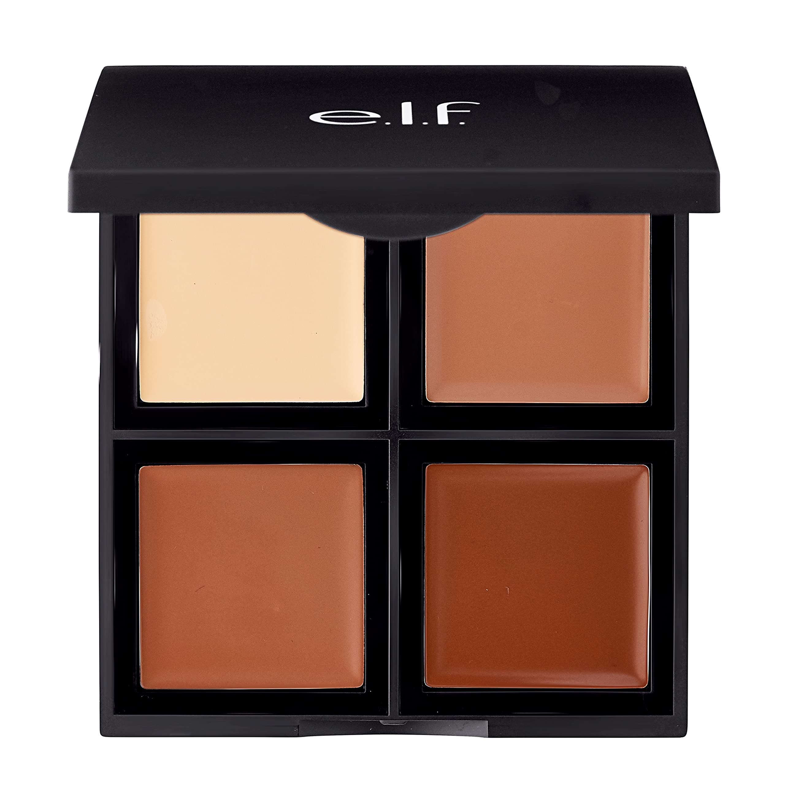 Cream Contour Palette E.l.f. 4 Tons, Ideal Para Viagens, 12 Ml