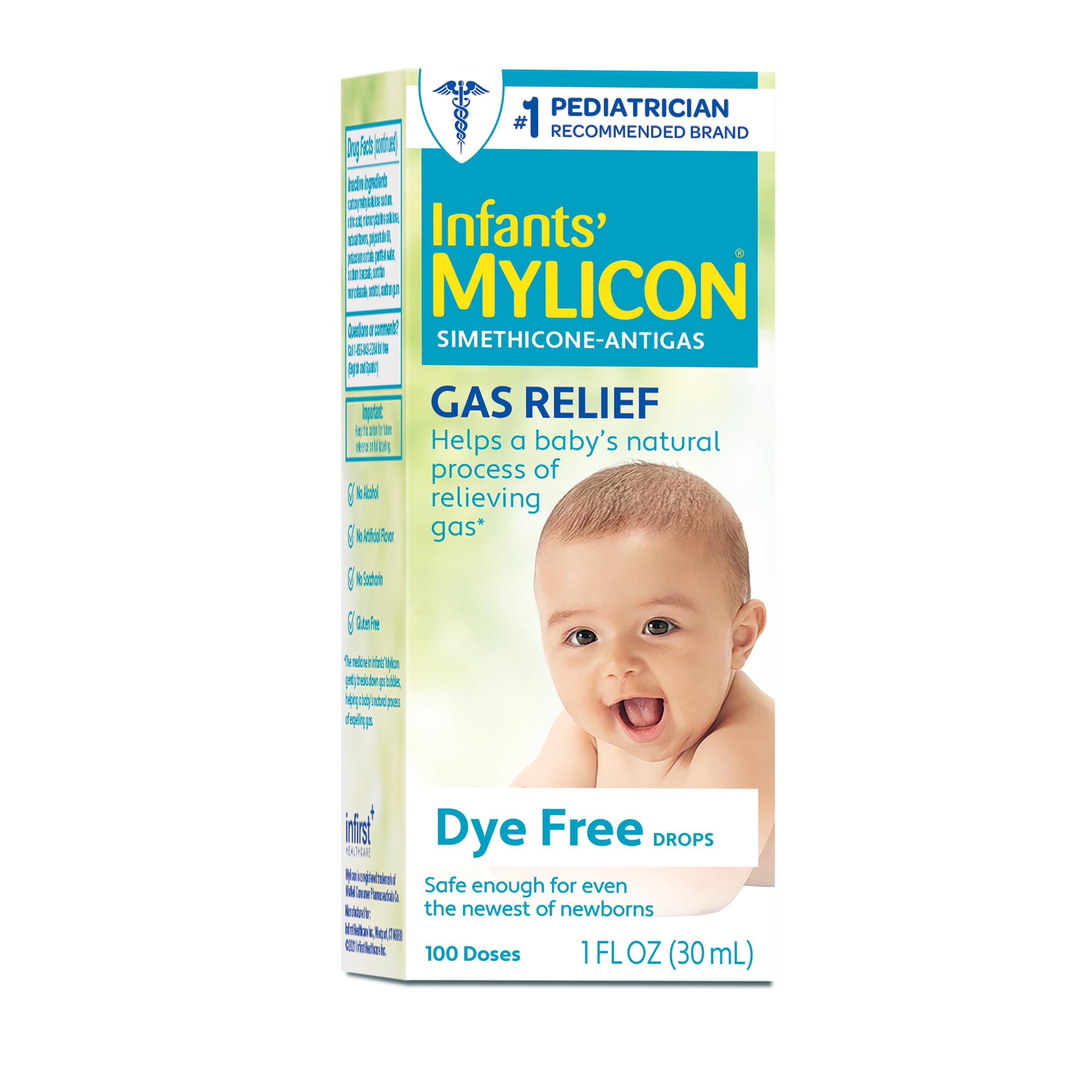 Gotas Para Alivio De Gases En Bebés Mylicon Sin Colorantes 30 Ml