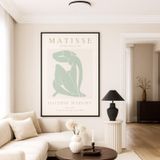 Canvas Matisse Papiers Découpés Mulher 90x60cm Mold Branca