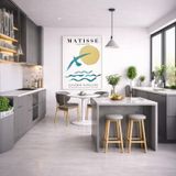 Quadro Canvas Henri Matisse Du Vendredi 70x50cm Mold Preta