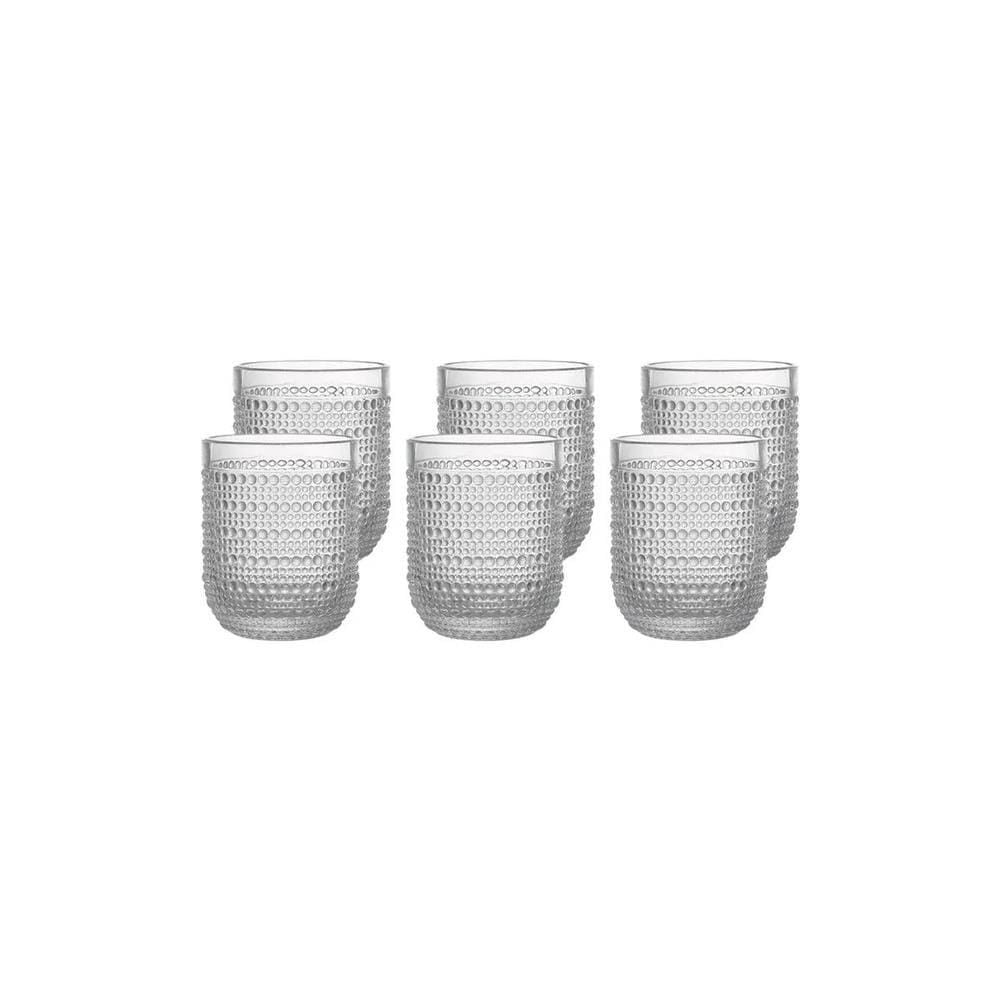 Conjunto De Copos Haus Concept Esfera 260ml 6 Peças Vidro Vintage Brinox
