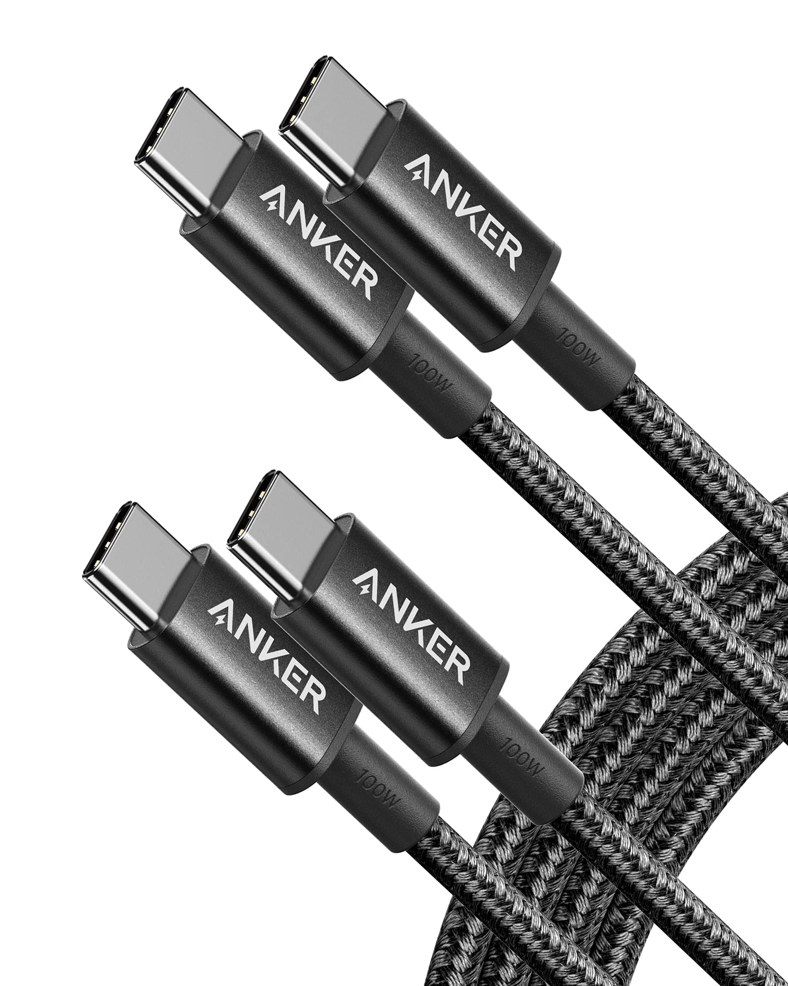 Cabo De Carregador Anker USB 2.0 Tipo C 100W 6 Pés Para iPhone Macbook