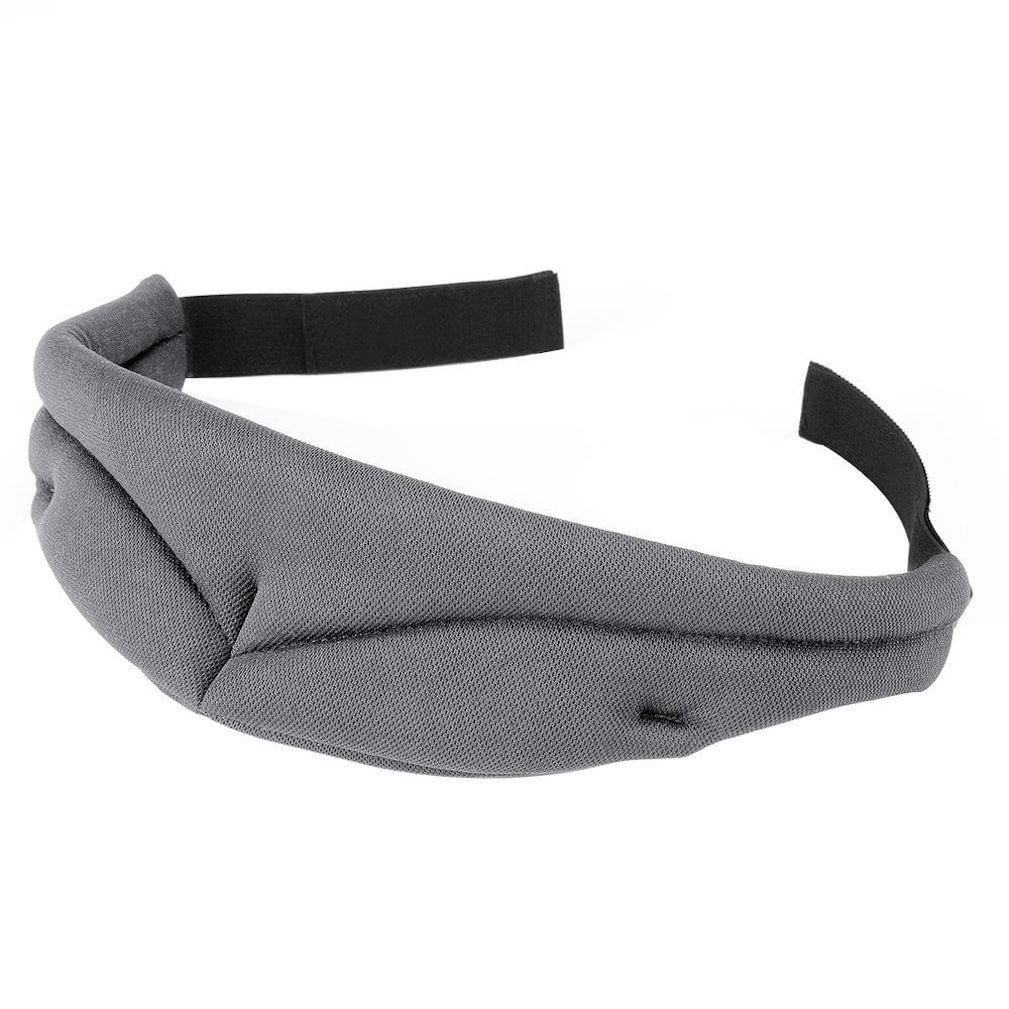 Máscara De Dormir De Seda Máscara De Olhos Masculina Eyeshade Grey
