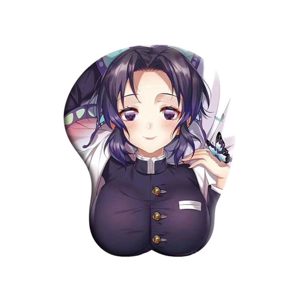 Mouse Pad Anime Overlords Albedo Com Suporte Para Descanso De Pulso