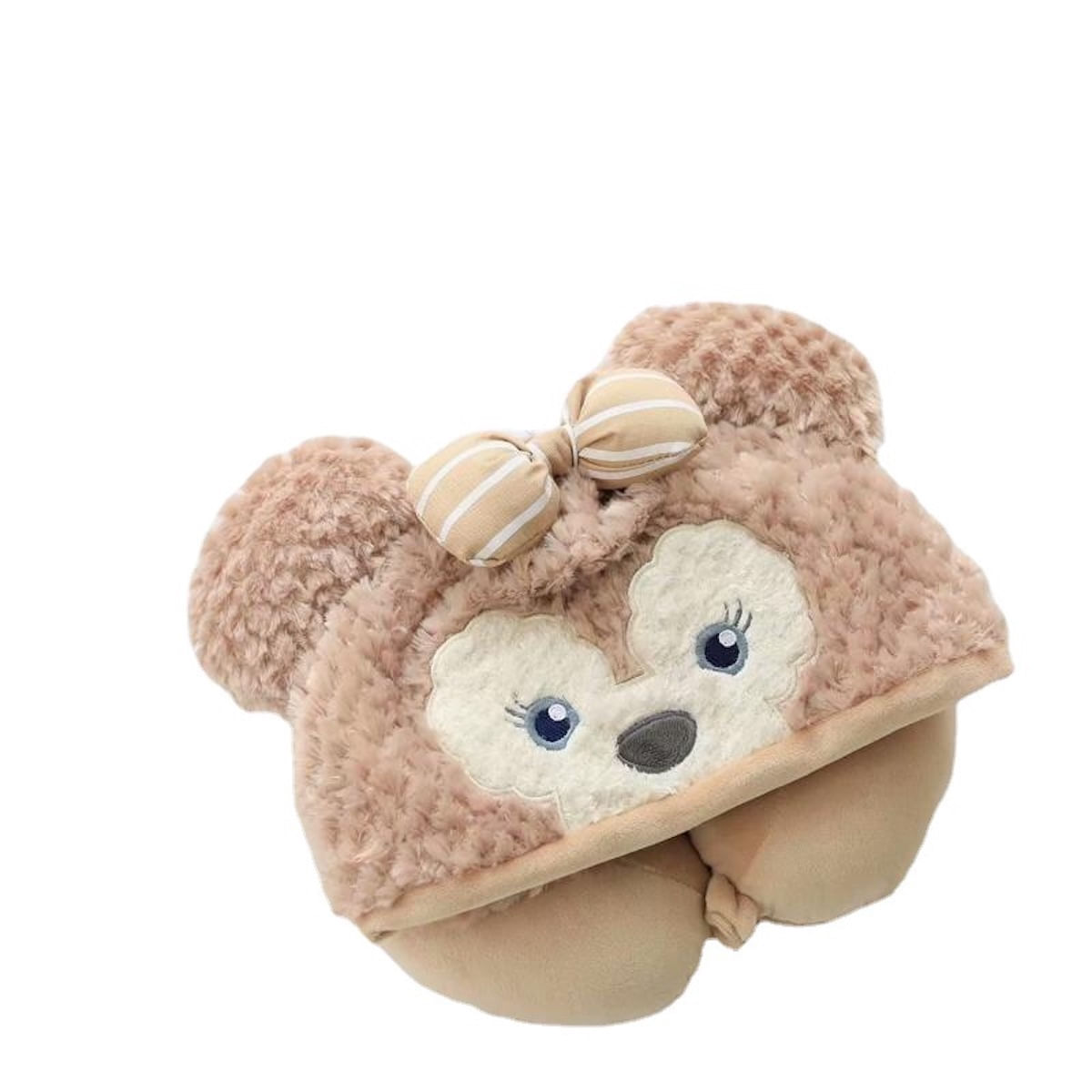 Almofada De Viagem Duffy's Bear Anime Em Forma De U 35x36cm De Algodão Pp