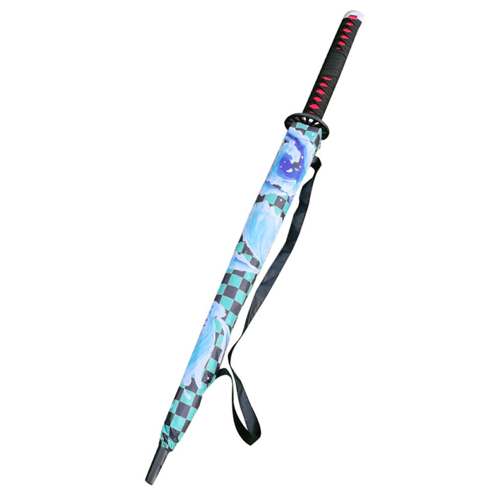 Guarda-chuva Samurai Anime À Prova De Vento, Resistente A UV, Impermeável