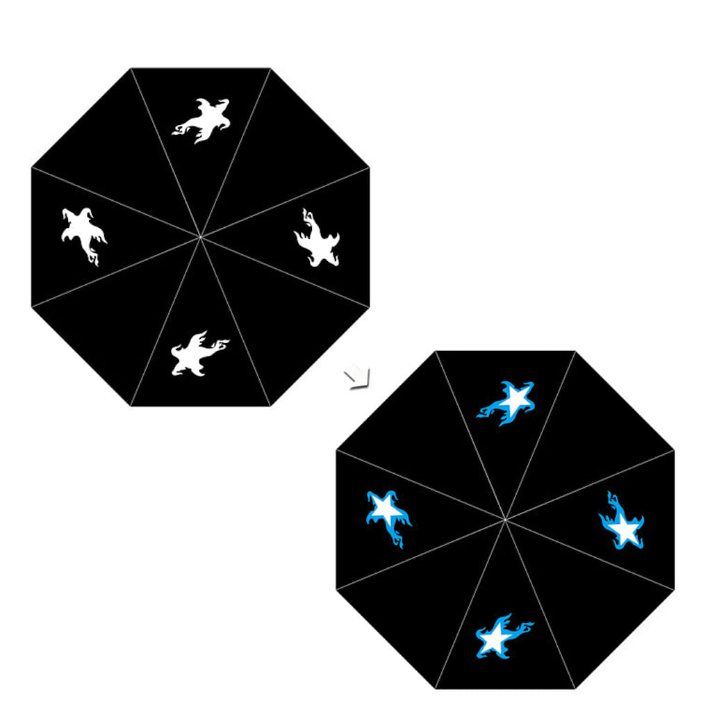 Guarda-chuva Black Rock Shooters Anime À Prova De Vento Resistente A Uv