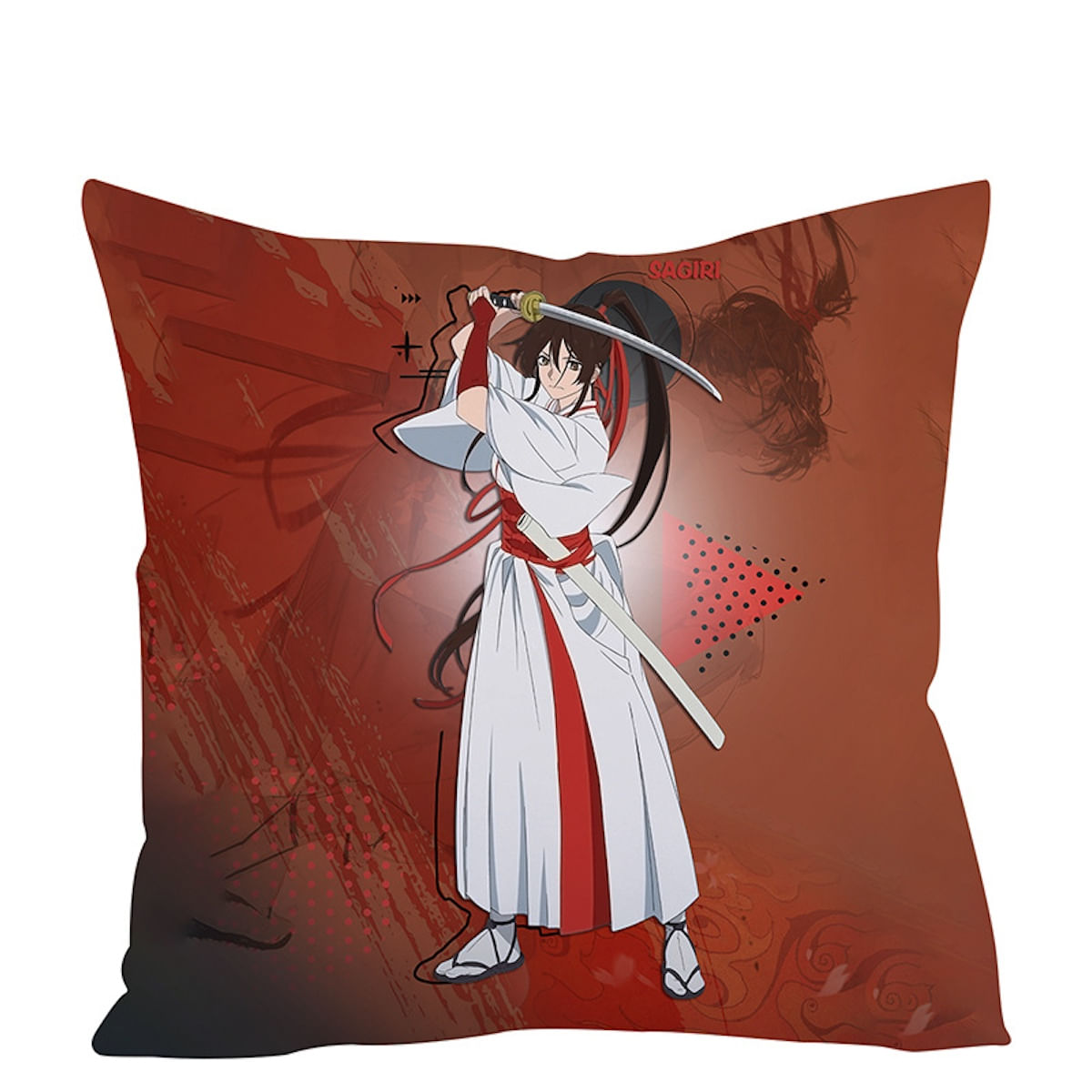 Capa De Almofada Decorativa Hells Paradises Anime 45x45cm