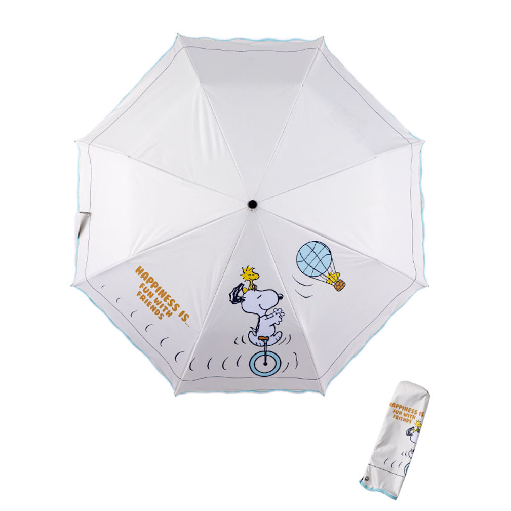 Guarda-chuva Cute Snoopys Anime À Prova De Vento, Resistente A Uv, 55x95cm