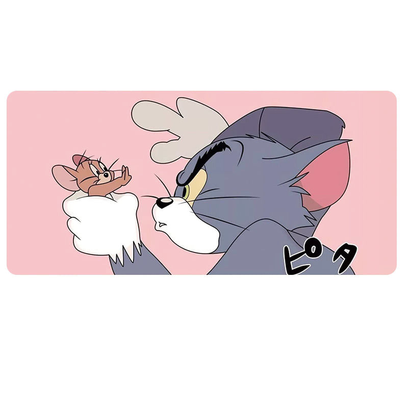 Mouse Pad Para Jogos Tom And Jerry Anime Rubber 80x30cm