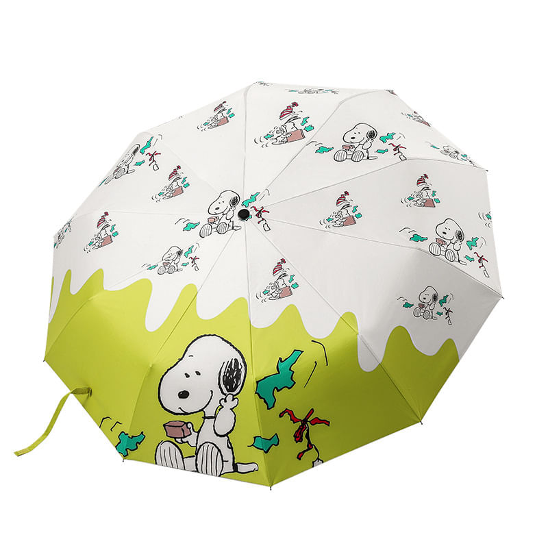 Guarda-chuva Portátil À Prova De Vento, Dobrável, Leve, Snoopys Anime