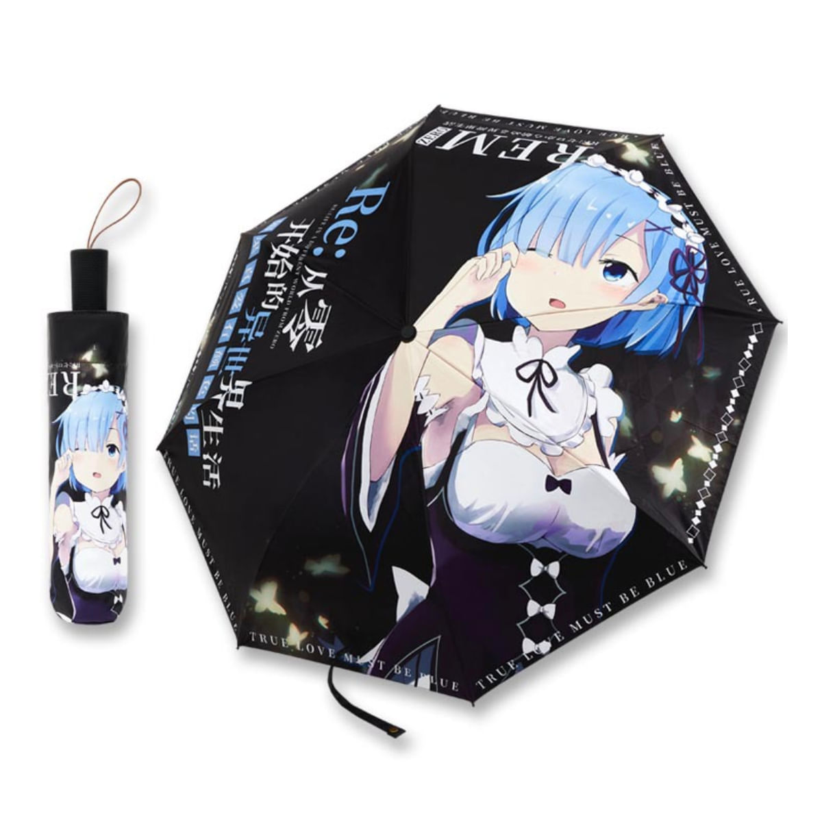 Guarda-chuva Rem Rams Anime Strong À Prova De Vento, Resistente A UV