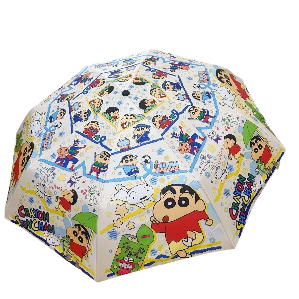 Umbrella Windproof Portable Shins Chans Anime Para Crianças