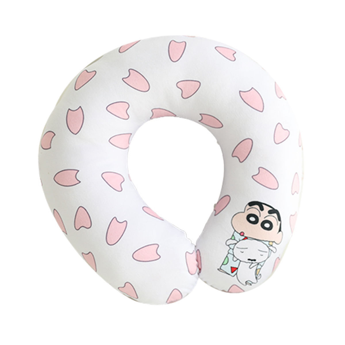 Almofada De Viagem Cartoon Crayons Shin-chans Anime Em Forma De U