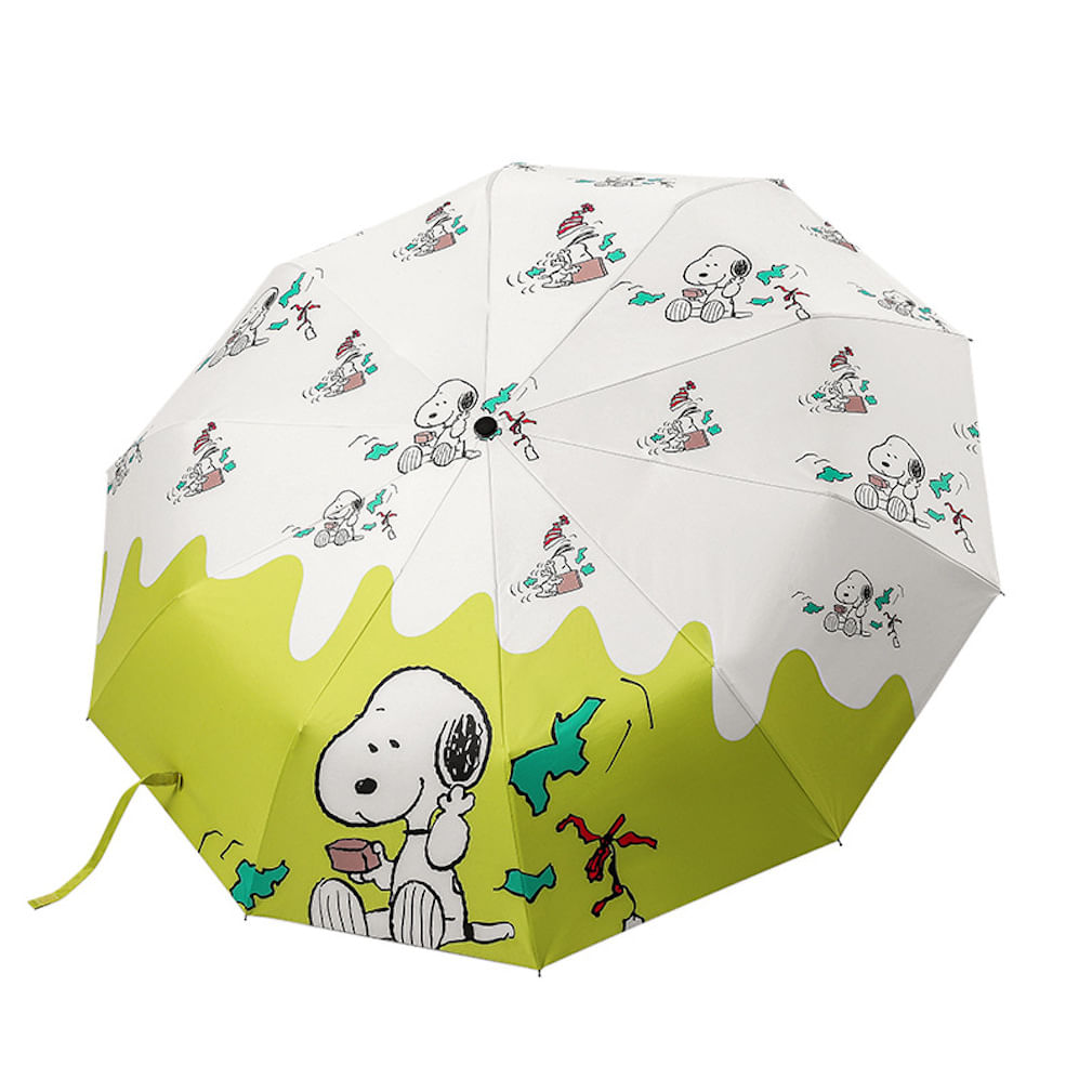 Guarda-Chuva Cute Snoopys Anime À Prova De Vento Resistente A Uv 63x108cm