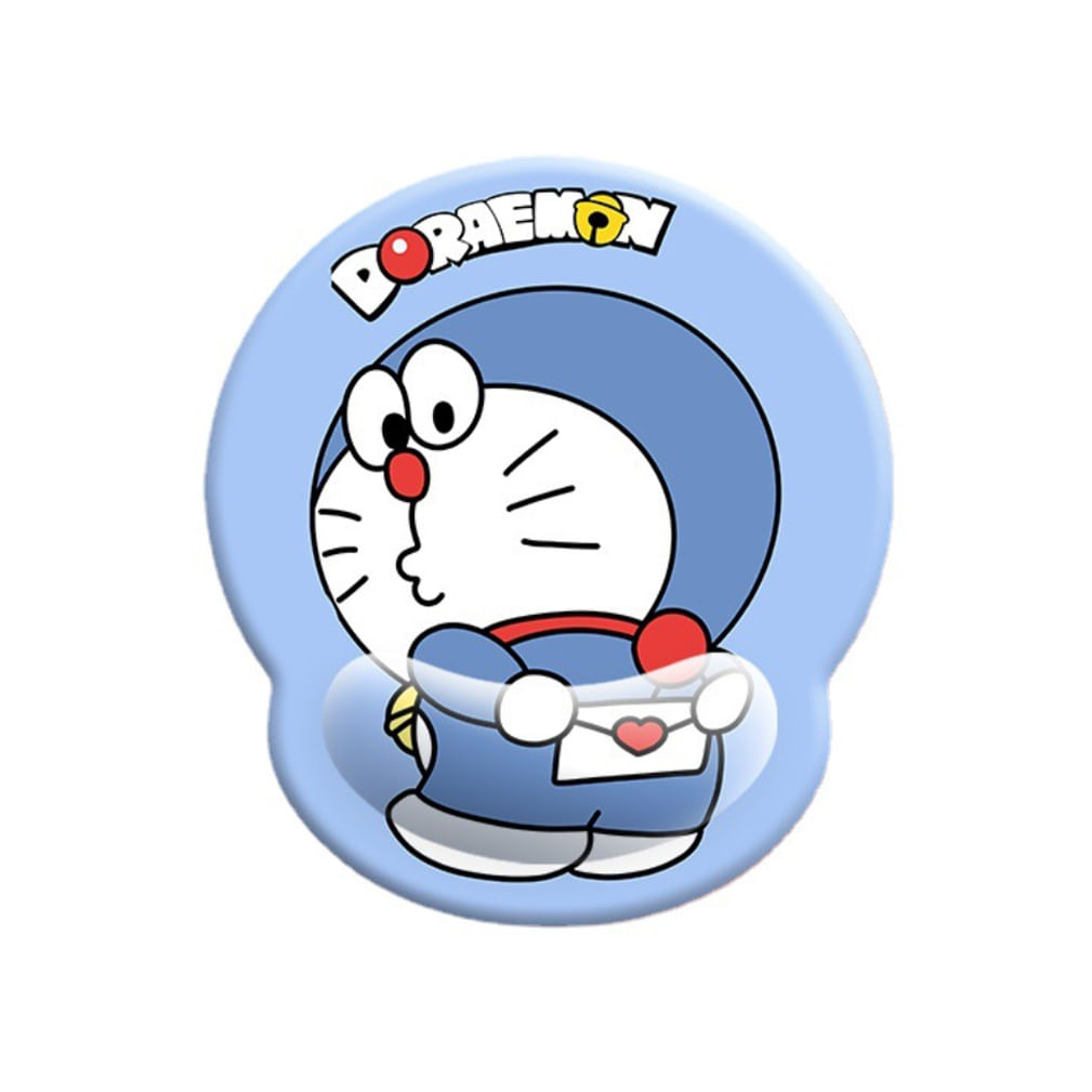 Mouse Pad Com Suporte De Descanso De Pulso Silicone Doraemons Anime