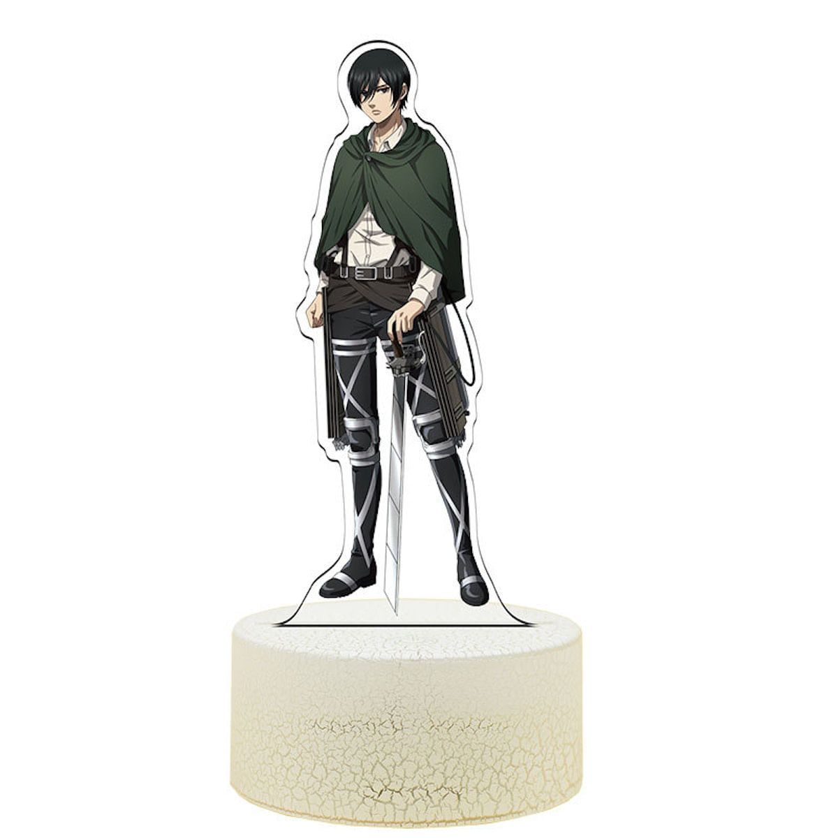 Decoração De Anime 3D Night Light Attack On Titan Levi Ackerman