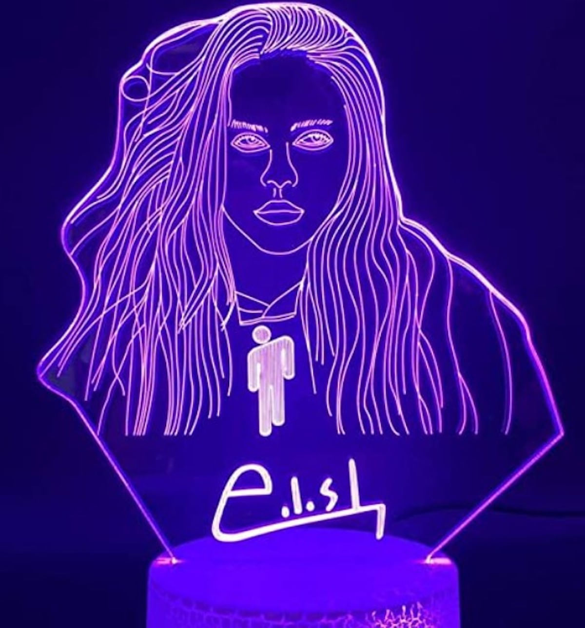 Lâmpada De Ilusão 3D Night Light Lamp Billes Anime Decor Lamp Nightli