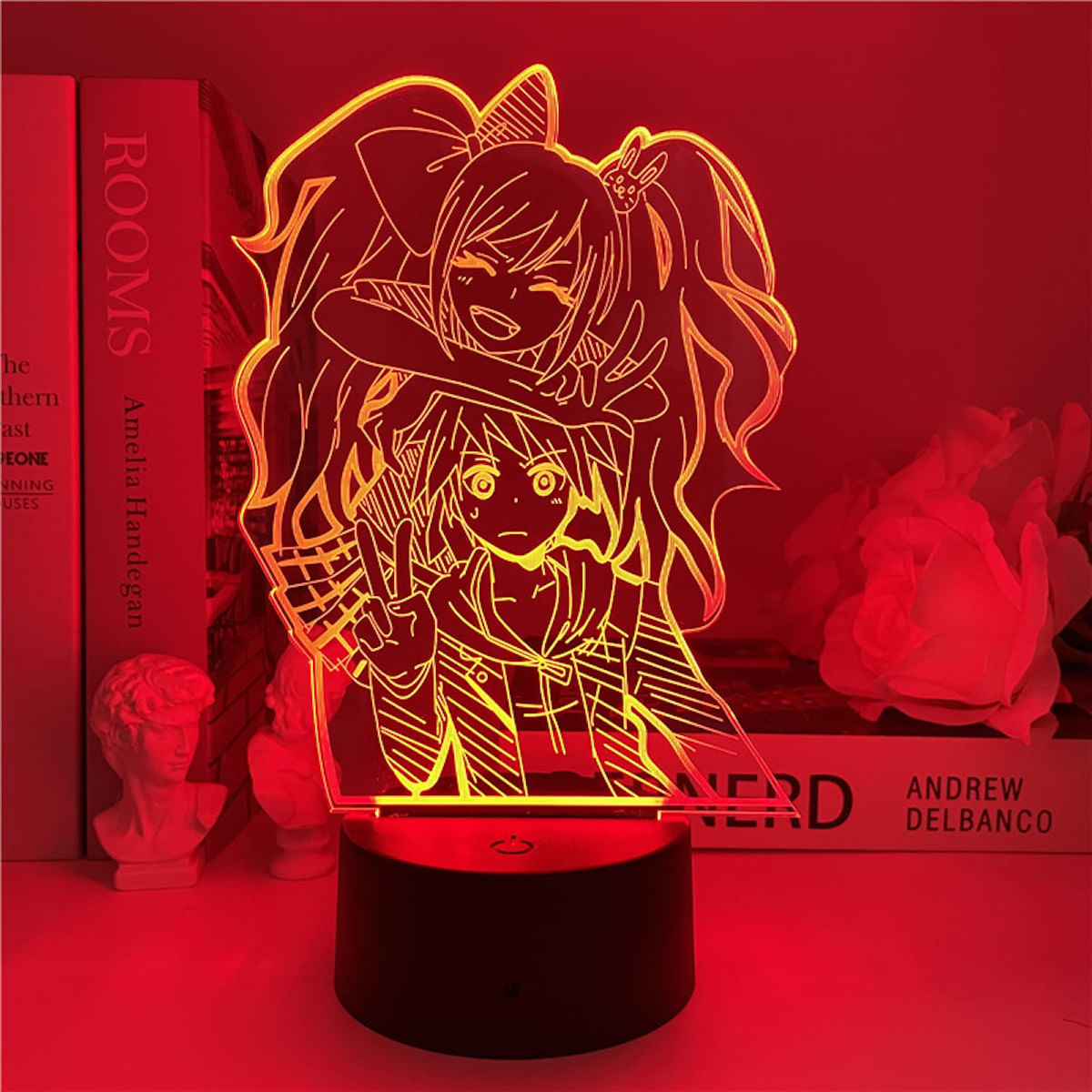Lâmpada De Luz Noturna Danganronpas Anime Decor 3d Illusion Lamp