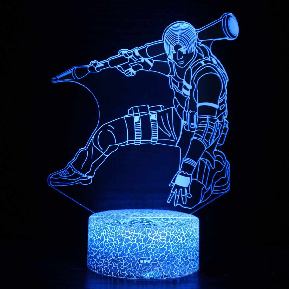 Lâmpada De Ilusão 3D Night Light Attacks Titans Levi, Decoração De Anime