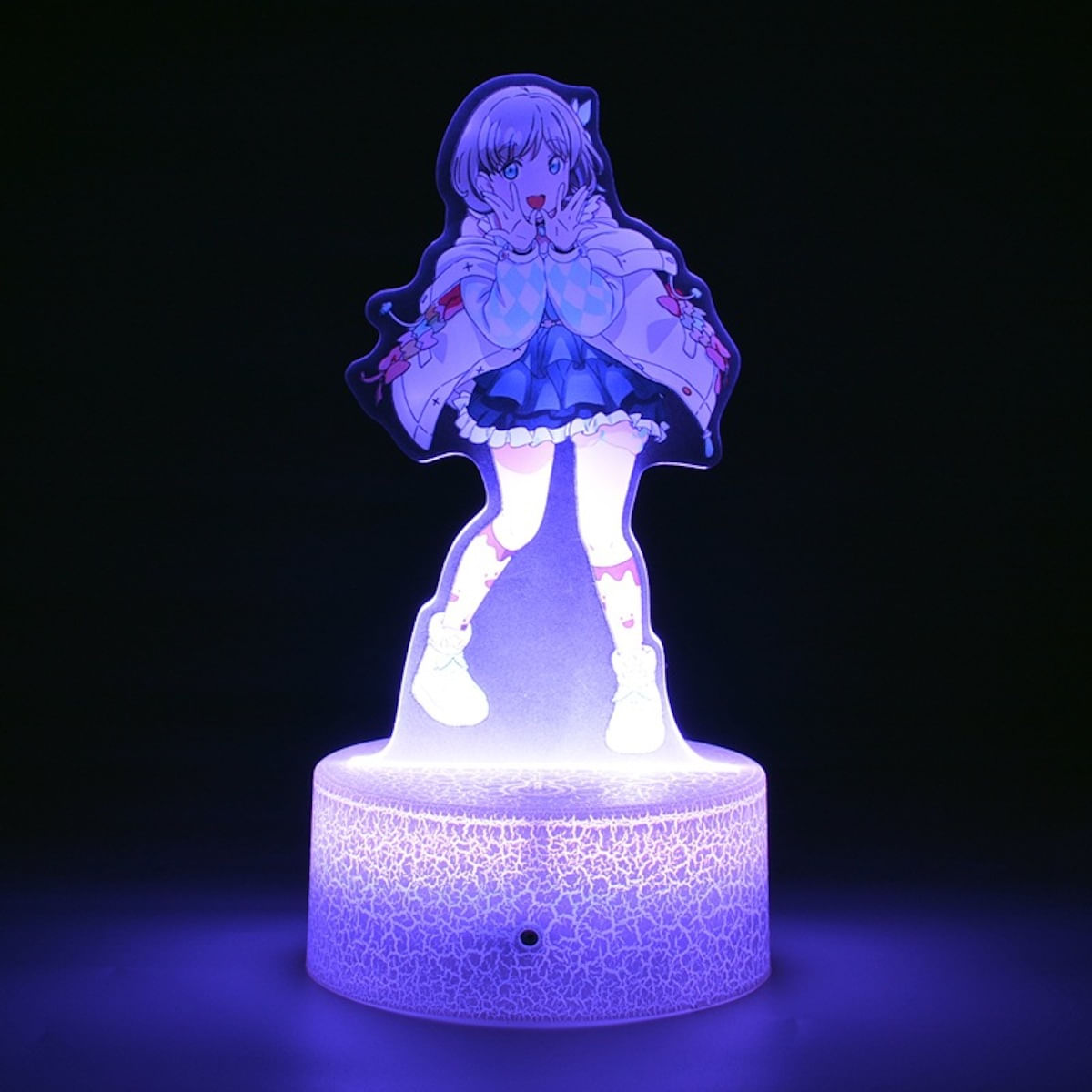 Lâmpada De Ilusão 3D Night Light Lamp Lovelives Anime Decor Lamp
