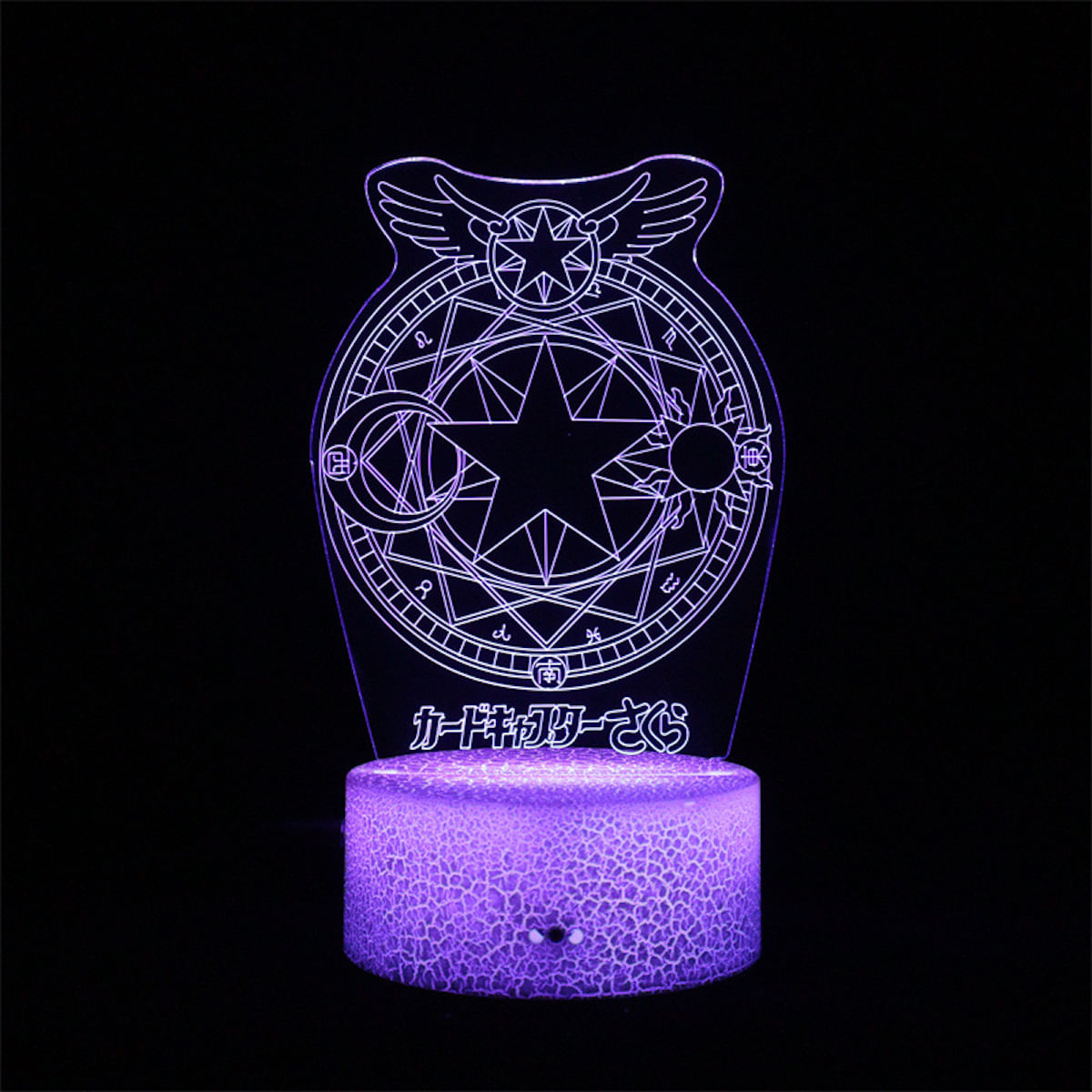 Night Light 3D Illusion Card Captor Sakura Anime Decor