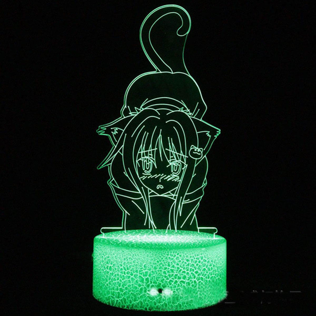 Ilustração 3D De Anime Night Light Devil High School Dxds Com Base
