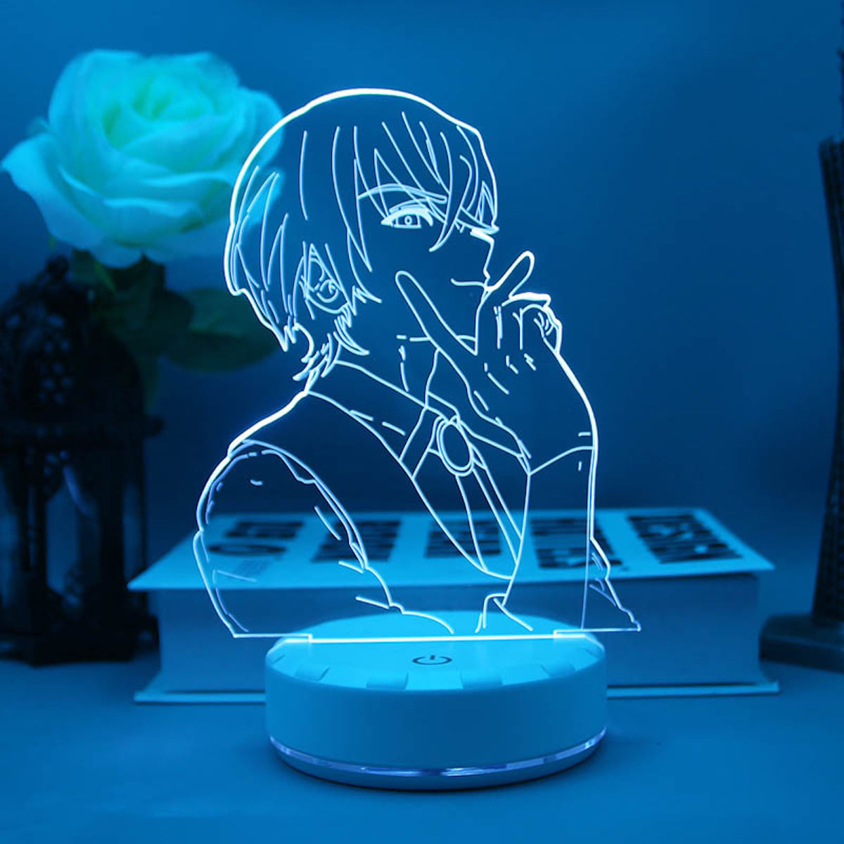 Decoração De Anime Led 3d Do Detetive Conan Furuya Rei