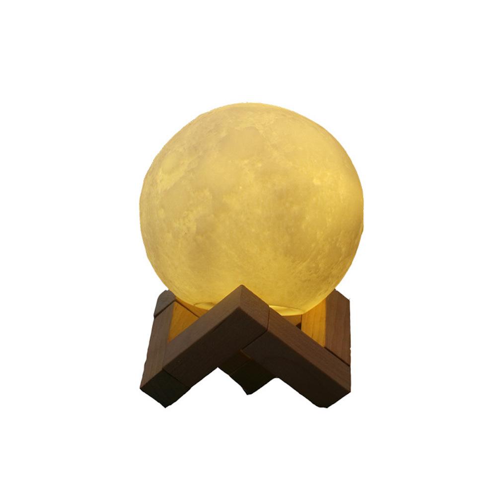 Lâmpada De Luz Noturna 3D Moon Small Eye Protection Lamp