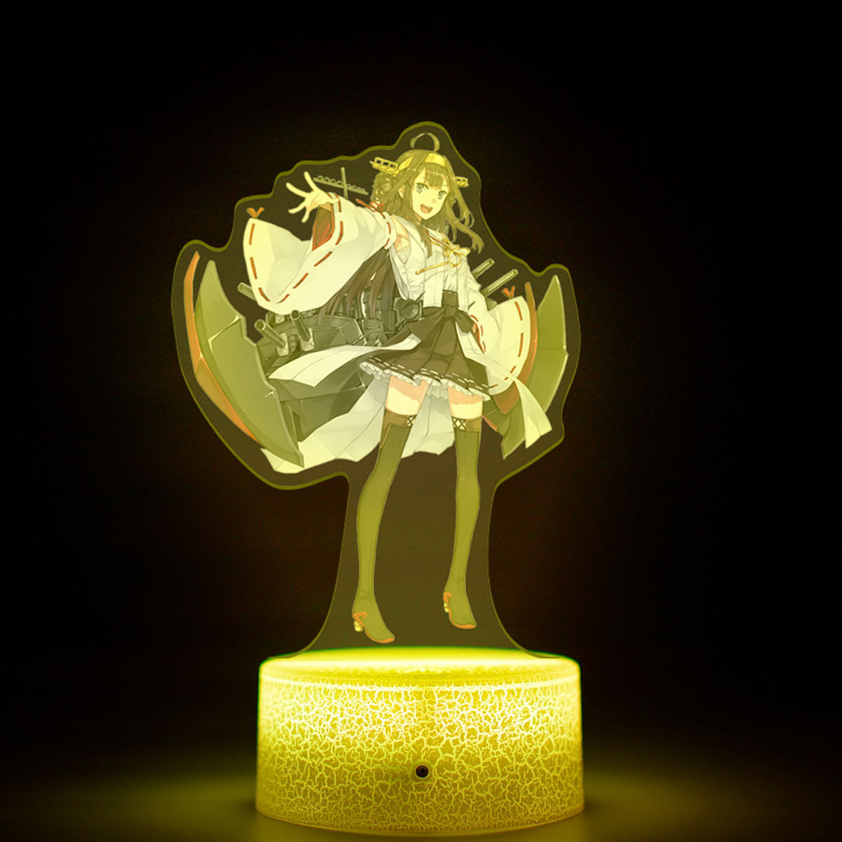 Lâmpada De Decoração De Anime Night Light Collections Lamp 3d Illusion