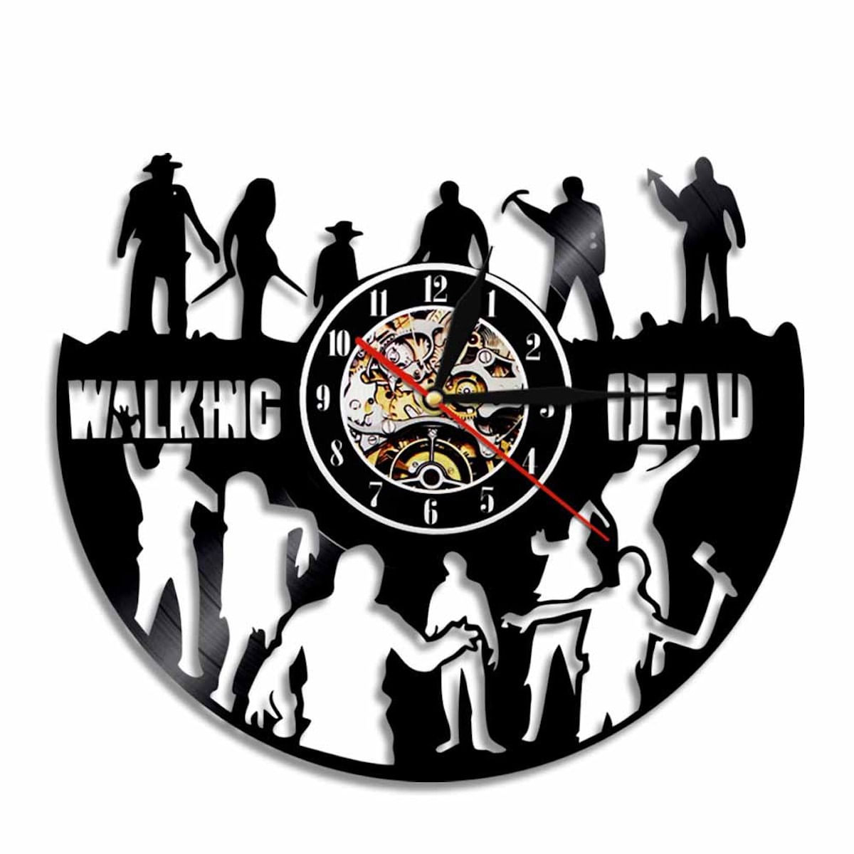 Relógio De Parede Sinatras Vinyl Record Anime Black 30cm