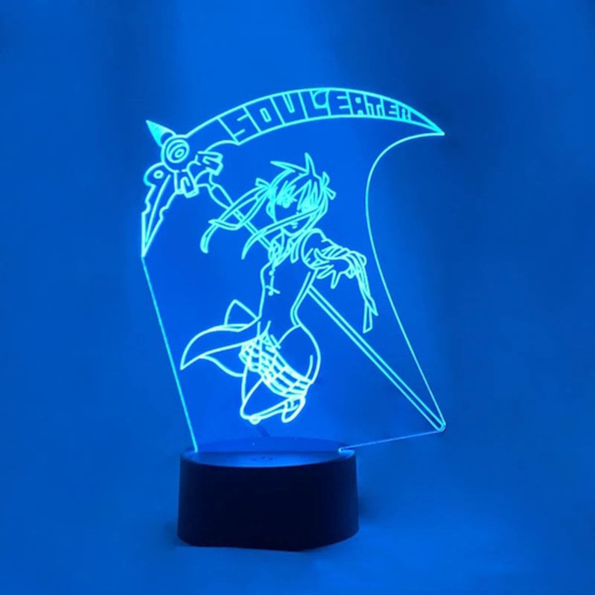 Lâmpada De Ilusão Led 3d Night Light Souls Eaters Anime