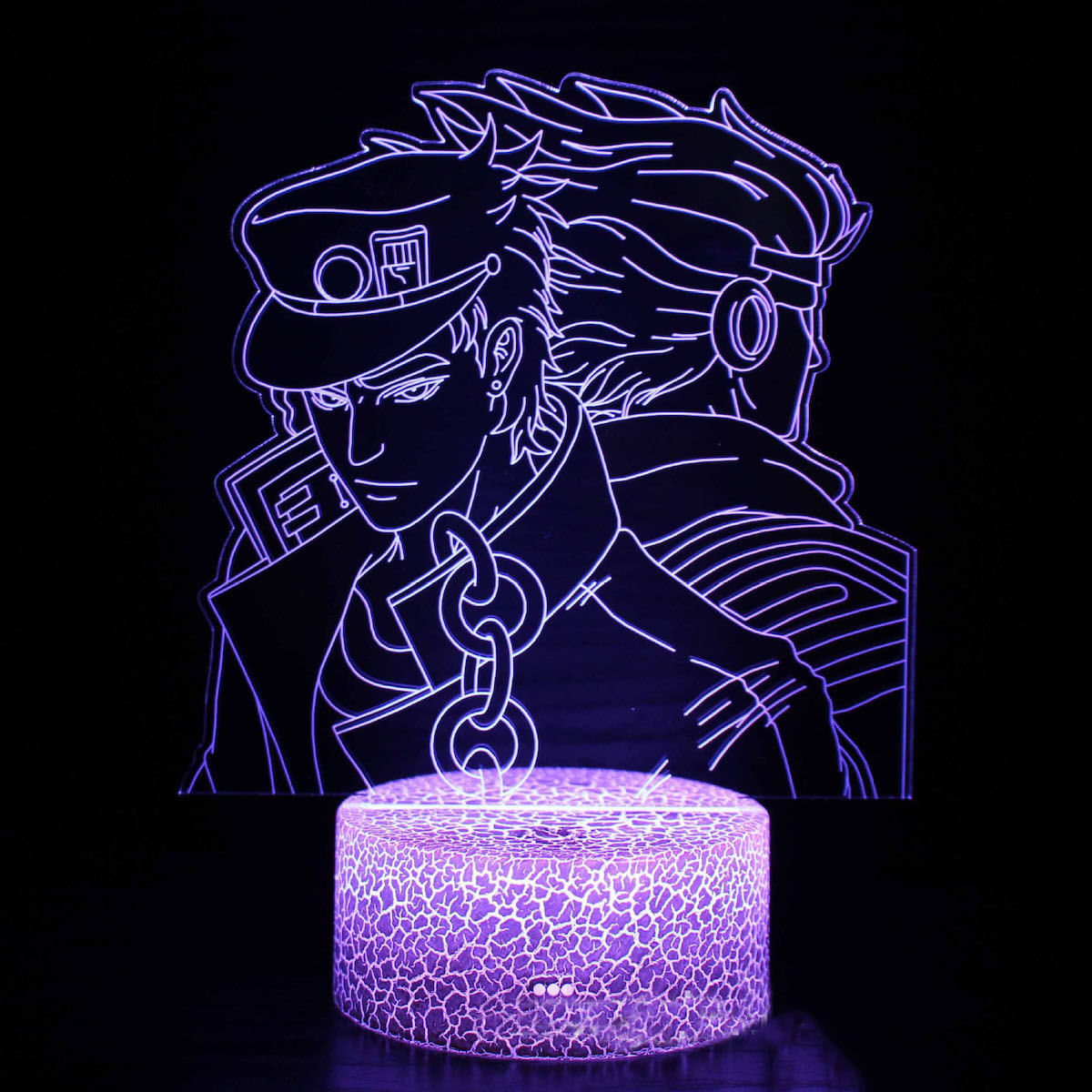 Ilusão Led 3d Com Luz Noturna | Jojo's Bizarre Adventures Anime