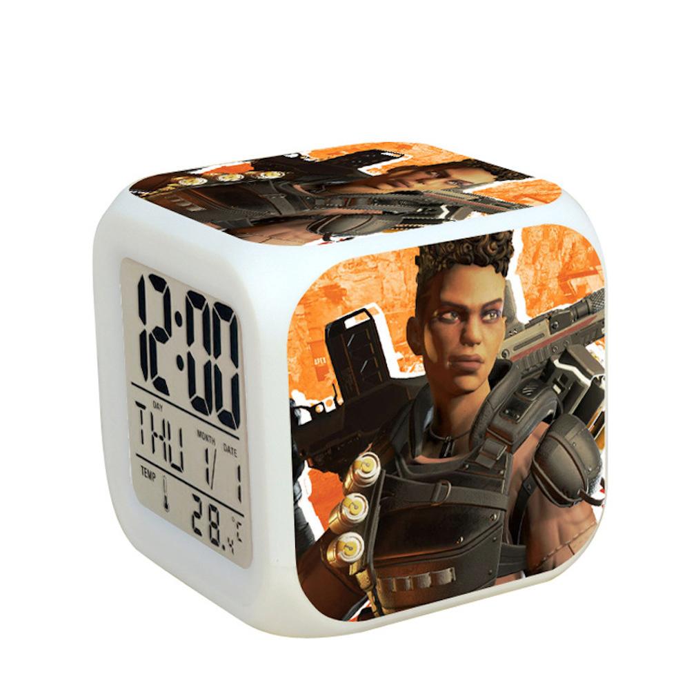 Led De 7 Cores Do Alarm Clock Legends Que Muda Com Termômetro