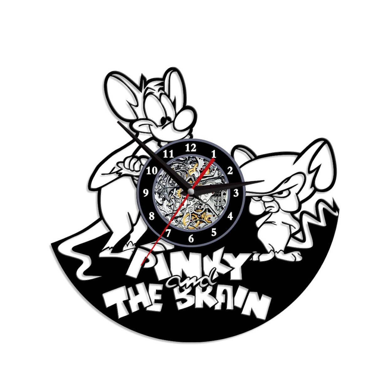 Relógio De Parede Tom And Jerry, Disco De Vinil Anime 30x30cm