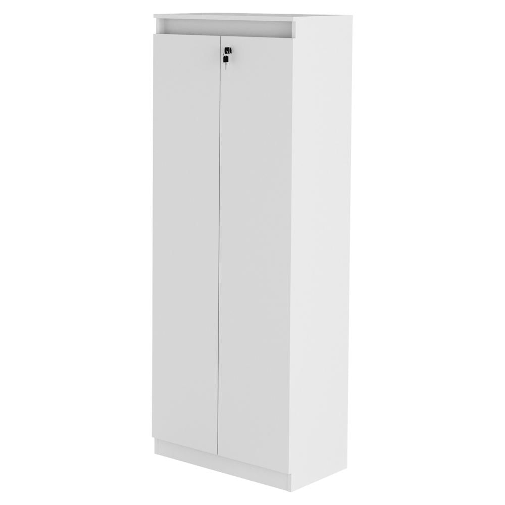 Armario Multiuso 2 Portas Com Chave 160x60 Cm Am3110 Branco Tecno Mobili