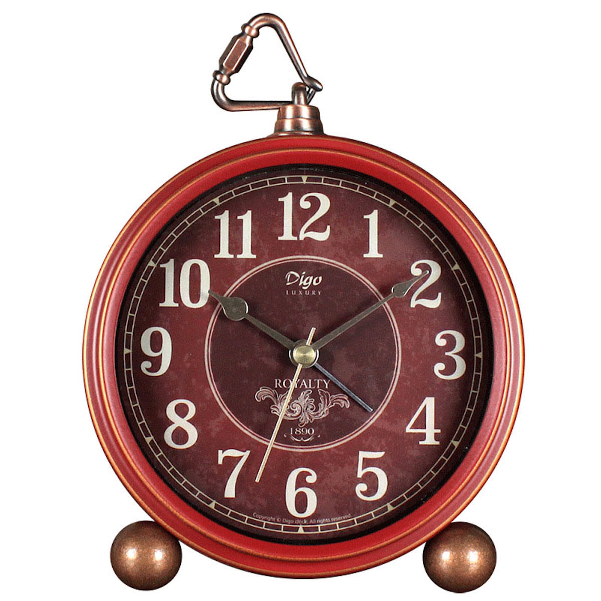 Despertador Retro Room Kids Twin Bell No Ticking 280 G