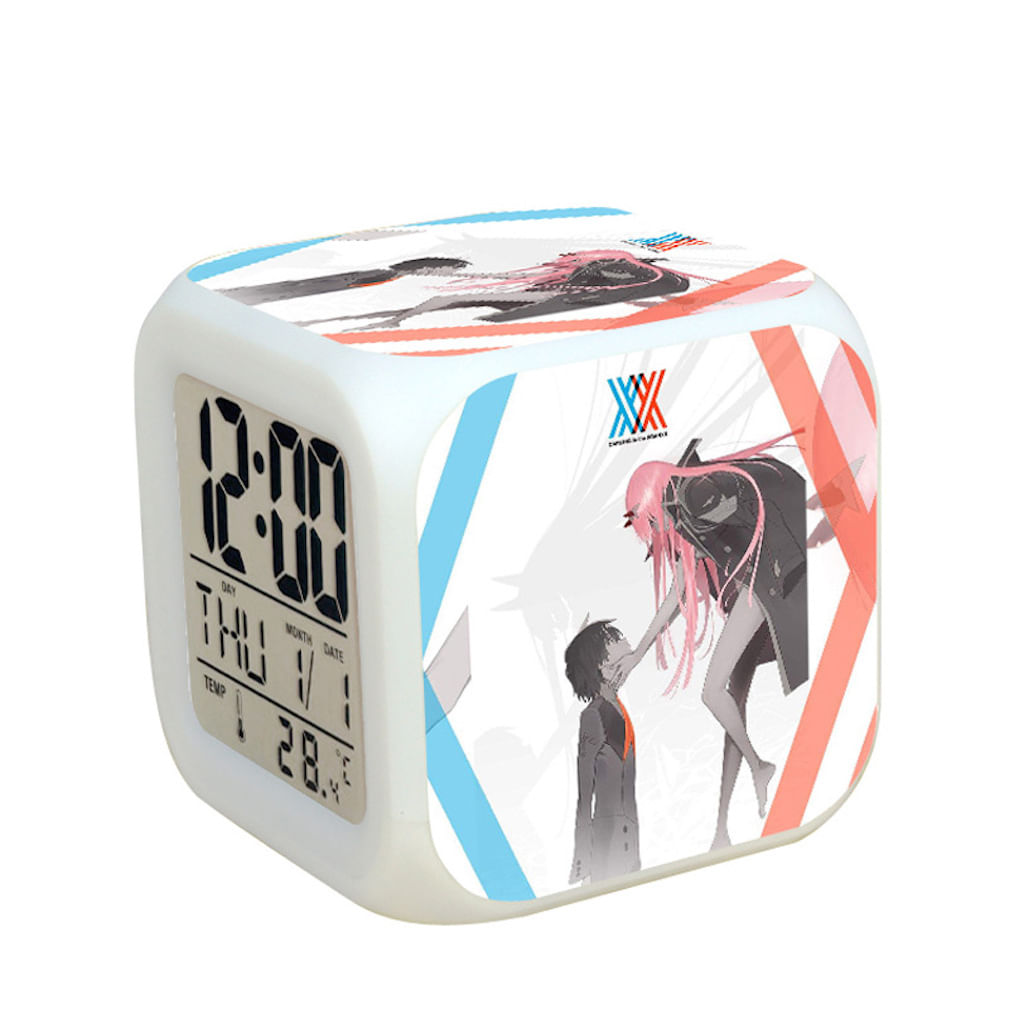 Despertador Darlings In Franxxs 7 Colors Led Changing