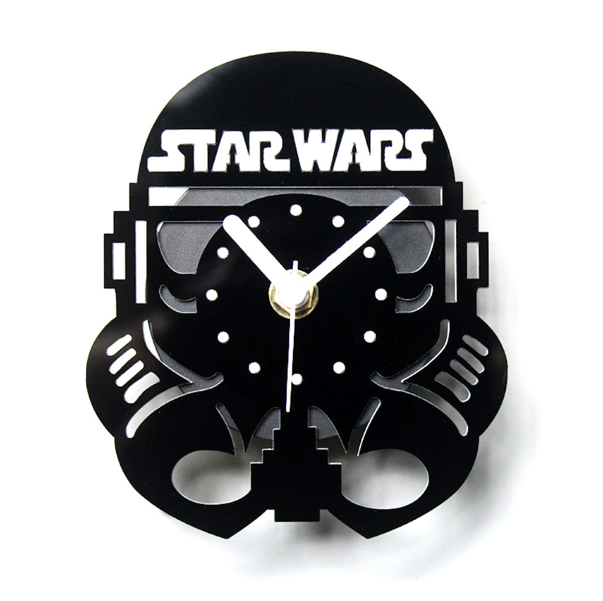 Relógio De Parede Darth Vader Vinyl Record Anime 12cm Preto