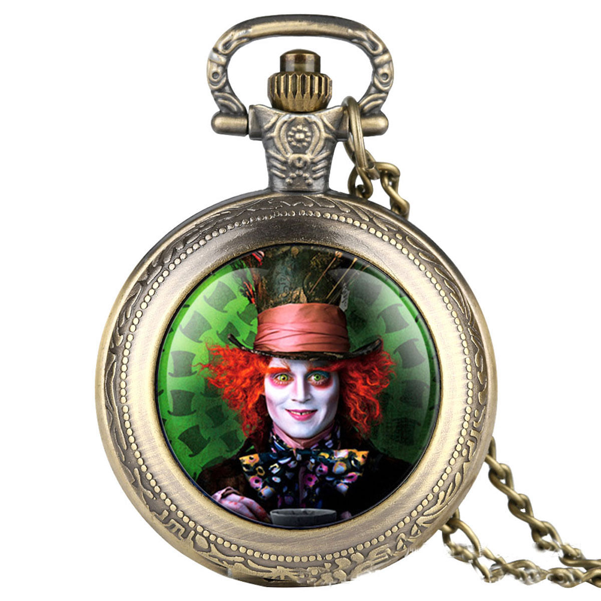 Relógio De Bolso: Alices No País Das Maravilhas, Tema De Anime Mad Hat