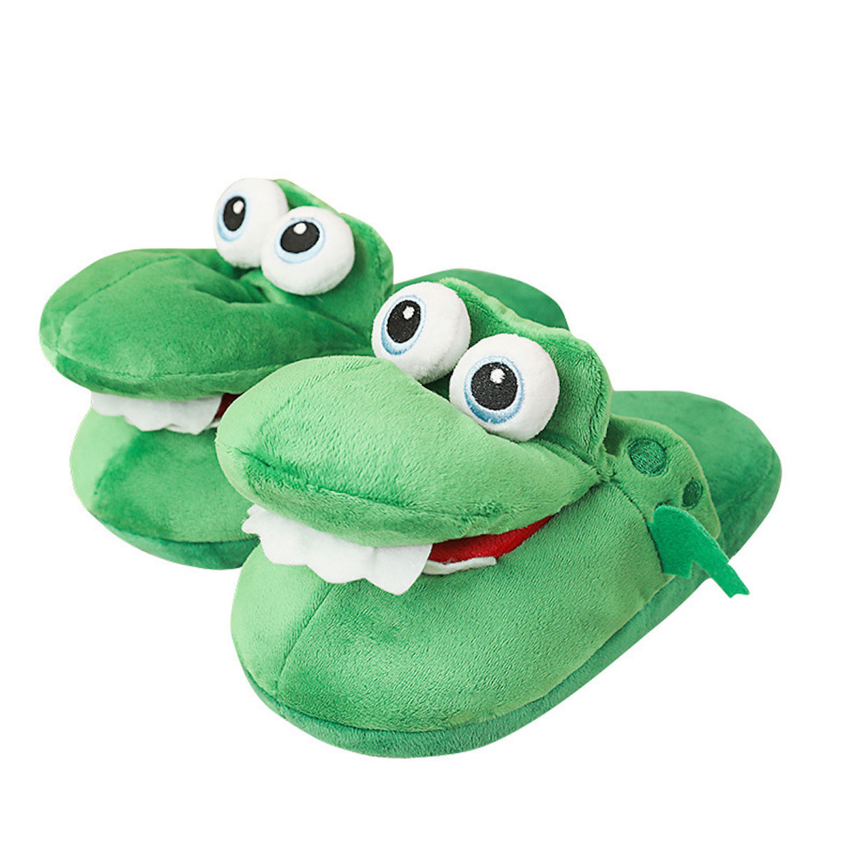 Chinelos Crocodile Open Mouth Anime Plush Home Cott 28cm
