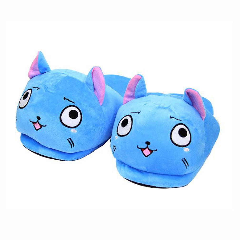 Slippers Fairys Tails Happy Funny Plush Warm Indoor Anime