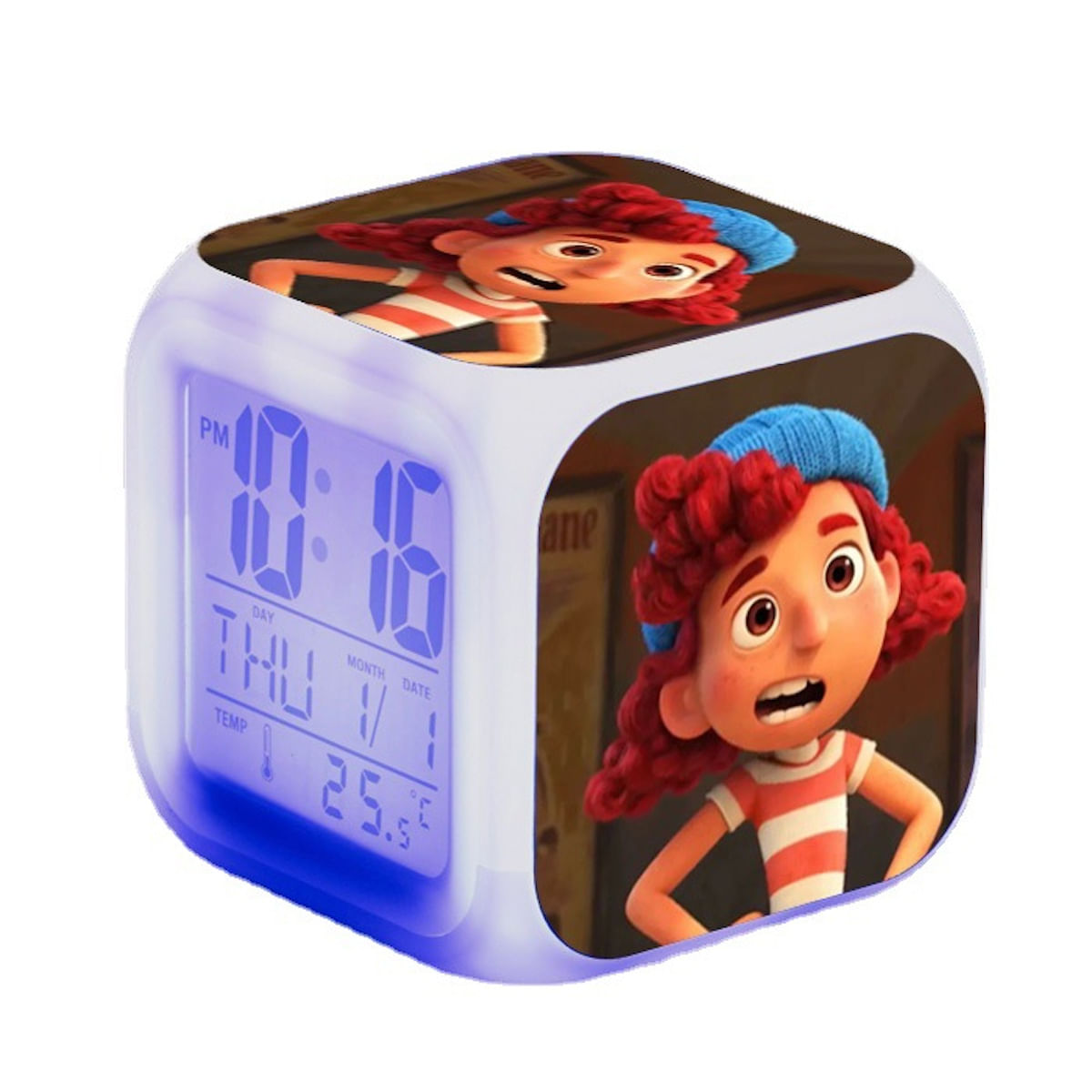 Despertador Lucas Square Led Digital Com Função De Despertador