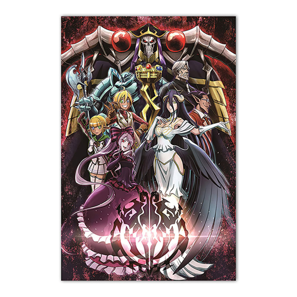 Pôster De Arte De Parede Picture Overlords Anime Art 30x40cm