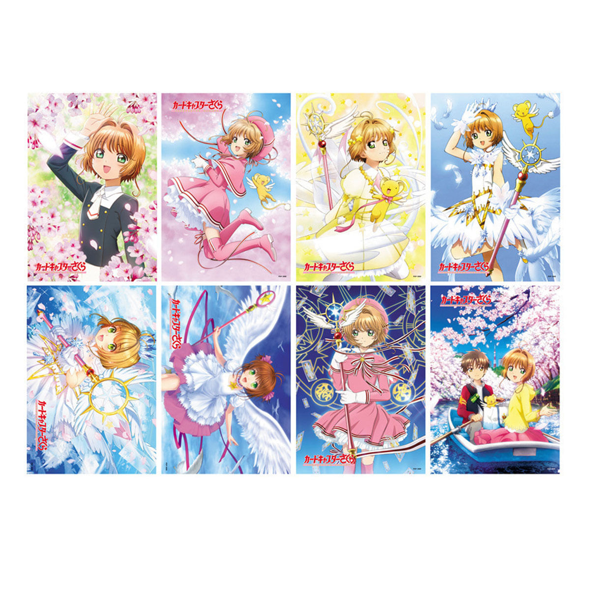 Cartões-pôster Captors Sakura Anime Art 42x29cm (8 Unidades)